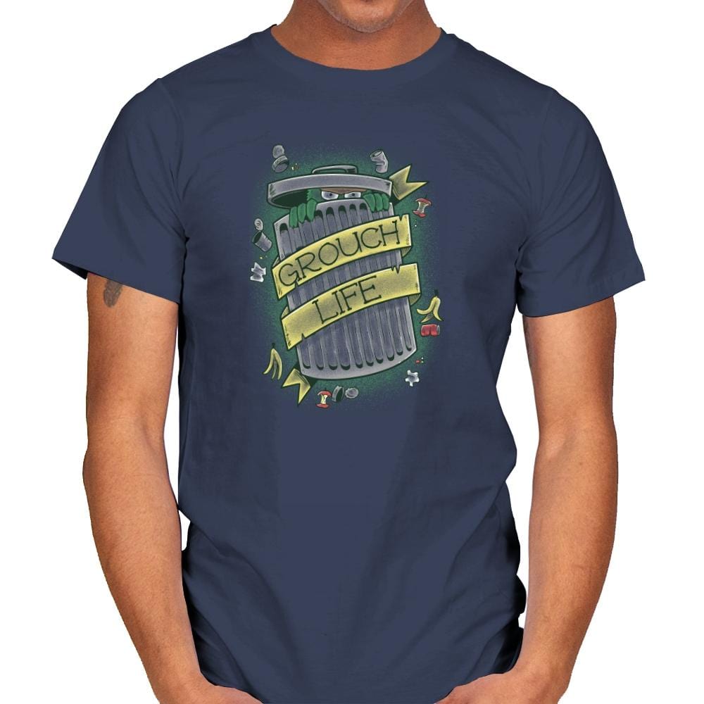 Grouch Life Exclusive - Mens T-Shirts RIPT Apparel Small / Navy
