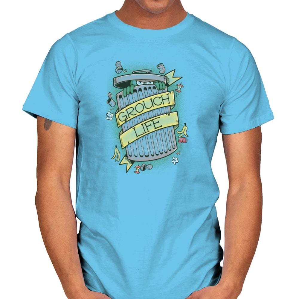 Grouch Life Exclusive - Mens T-Shirts RIPT Apparel Small / Sky