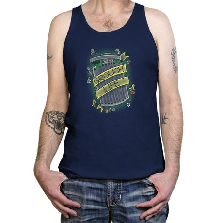 Grouch Life Exclusive - Tanktop Tanktop RIPT Apparel X-Small / Navy