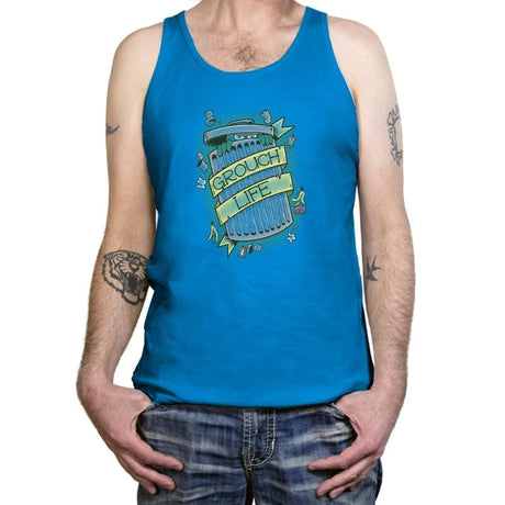 Grouch Life Exclusive - Tanktop Tanktop RIPT Apparel X-Small / Neon Blue