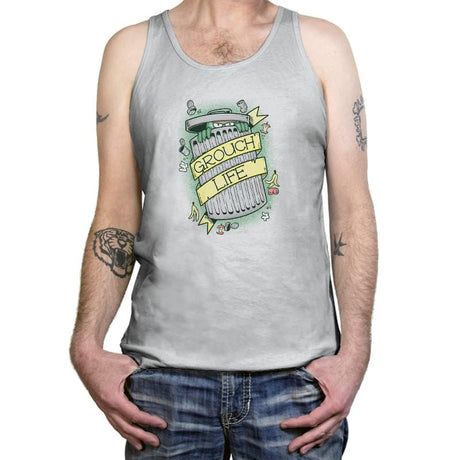 Grouch Life Exclusive - Tanktop Tanktop RIPT Apparel X-Small / Silver