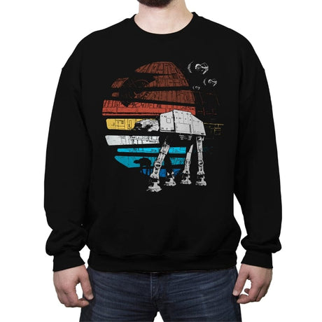 Ground Force - Crew Neck Sweatshirt Crew Neck Sweatshirt RIPT Apparel Small / Black