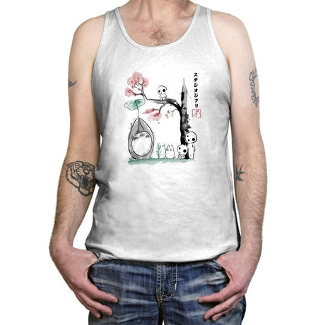 Growing Trees Sumi-e - Tanktop Tanktop RIPT Apparel