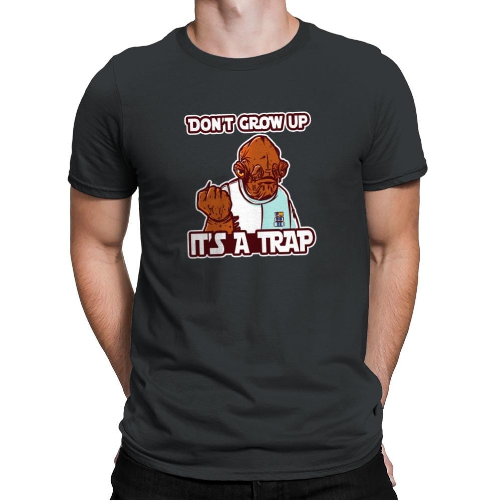 Growing Up - Mens Premium T-Shirts RIPT Apparel Small / Heavy Metal
