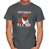 Growing Up - Mens T-Shirts RIPT Apparel Small / Charcoal