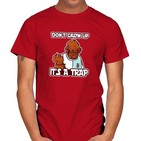 Growing Up - Mens T-Shirts RIPT Apparel Small / Red