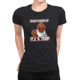 Growing Up - Womens Premium T-Shirts RIPT Apparel Small / Black