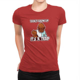 Growing Up - Womens Premium T-Shirts RIPT Apparel Small / Red