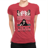 Gruby Christmas - Ugly Holiday - Womens Premium T-Shirts RIPT Apparel Small / Red