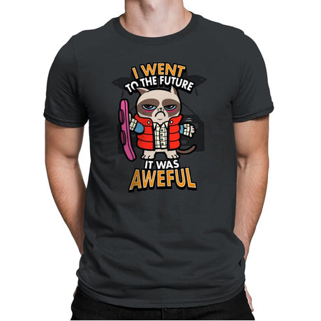 Grumpy Time Traveller - Mens Premium T-Shirts RIPT Apparel Small / Heavy Metal