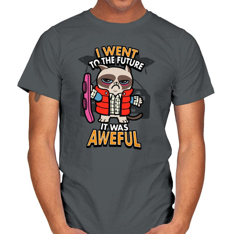 Grumpy Time Traveller - Mens T-Shirts RIPT Apparel Small / Charcoal