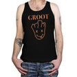 Grunge Groot - Tanktop Tanktop RIPT Apparel X-Small / Black