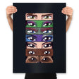 Guardian Eyes - Prints Posters RIPT Apparel 18x24 / Black
