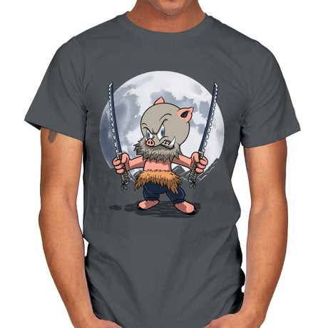 Guardian of the Night. - Mens T-Shirts RIPT Apparel Small / Charcoal