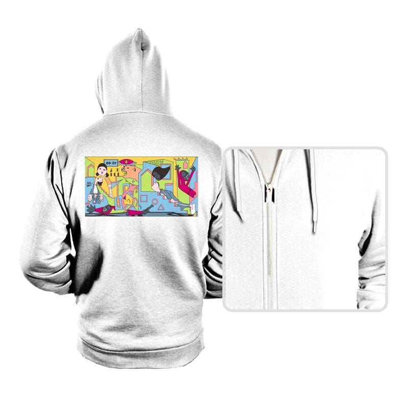 Guernica Game - Hoodies Hoodies RIPT Apparel Small / White