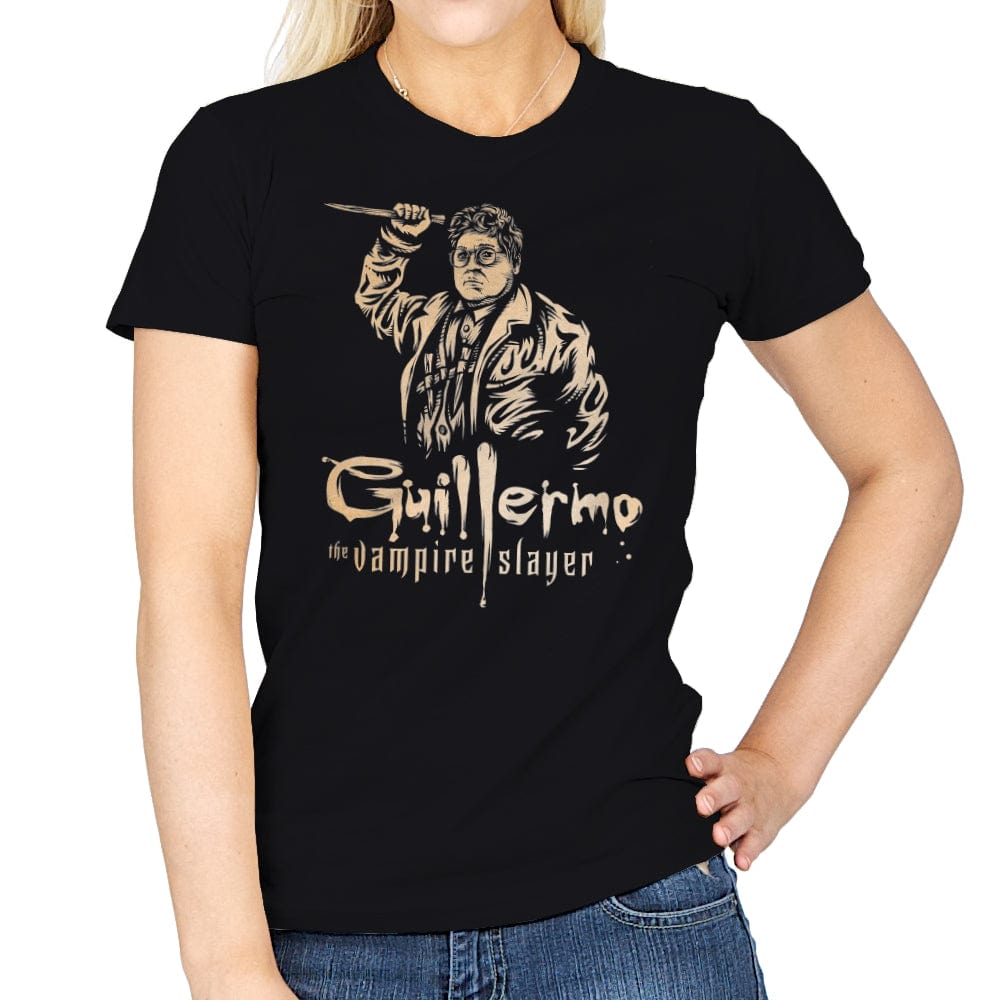 Guillermo the Vampire Slayer - Womens T-Shirts RIPT Apparel Small / Black