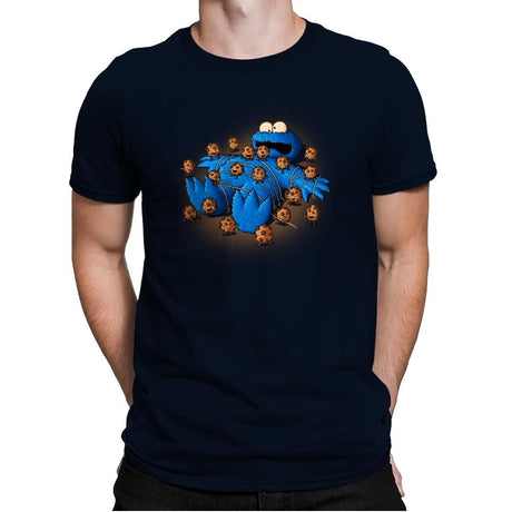 Gulliver Monster - Pop Impressionism - Mens Premium T-Shirts RIPT Apparel Small / Midnight Navy