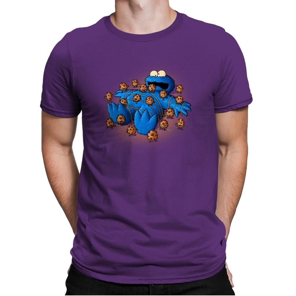Gulliver Monster - Pop Impressionism - Mens Premium T-Shirts RIPT Apparel Small / Purple Rush