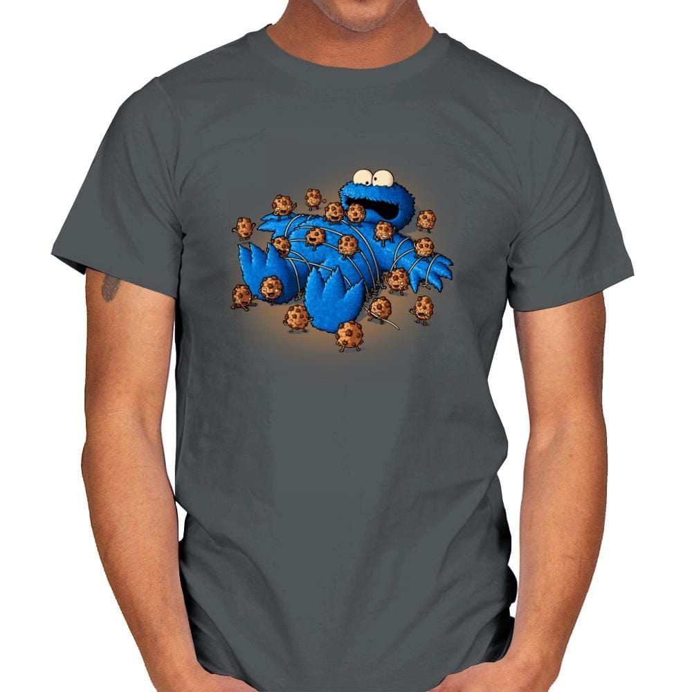 Gulliver Monster - Pop Impressionism - Mens T-Shirts RIPT Apparel Small / Charcoal