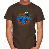 Gulliver Monster - Pop Impressionism - Mens T-Shirts RIPT Apparel Small / Dark Chocolate
