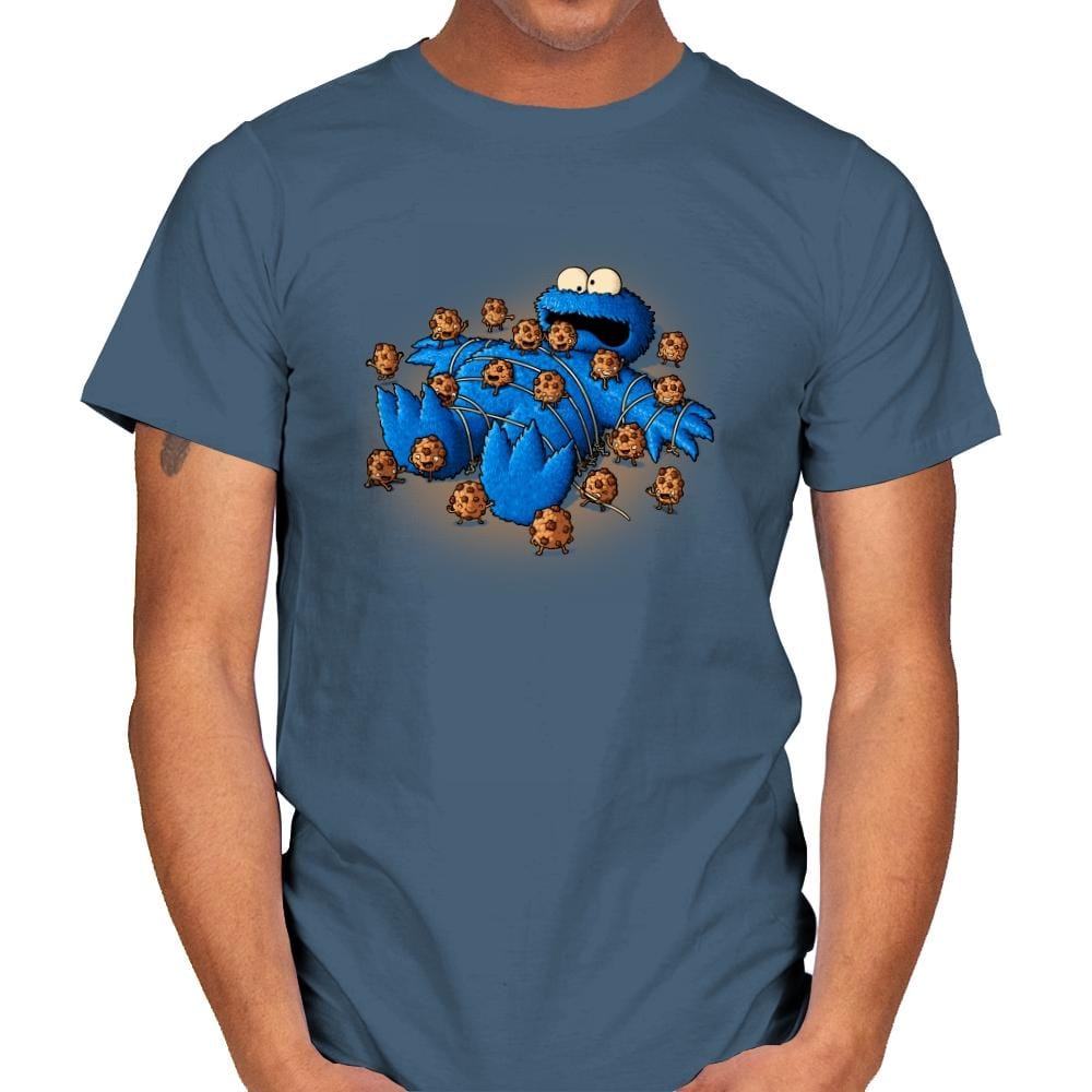 Gulliver Monster - Pop Impressionism - Mens T-Shirts RIPT Apparel Small / Indigo Blue