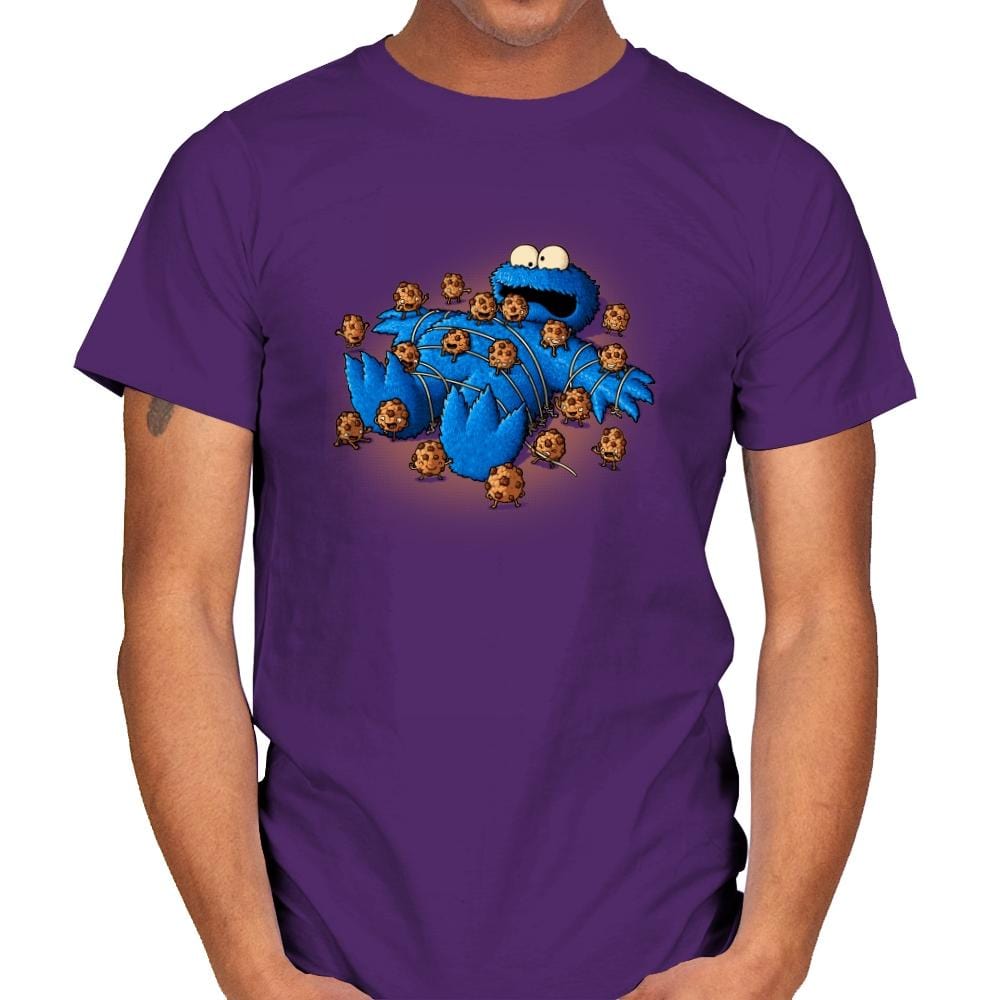 Gulliver Monster - Pop Impressionism - Mens T-Shirts RIPT Apparel Small / Purple