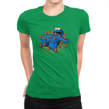 Gulliver Monster - Pop Impressionism - Womens Premium T-Shirts RIPT Apparel Small / Kelly Green