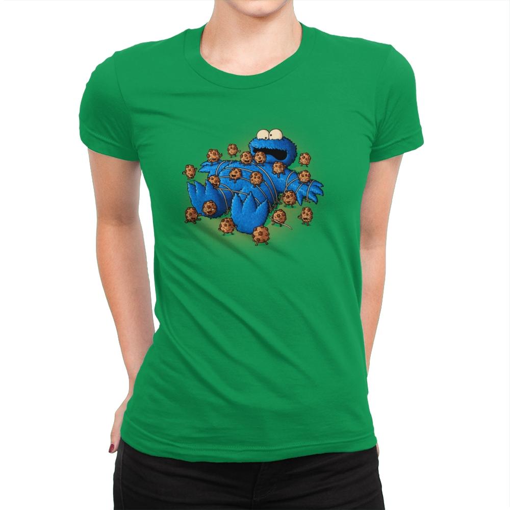 Gulliver Monster - Pop Impressionism - Womens Premium T-Shirts RIPT Apparel Small / Kelly Green