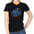 Gulliver Monster - Pop Impressionism - Womens T-Shirts RIPT Apparel Small / Black