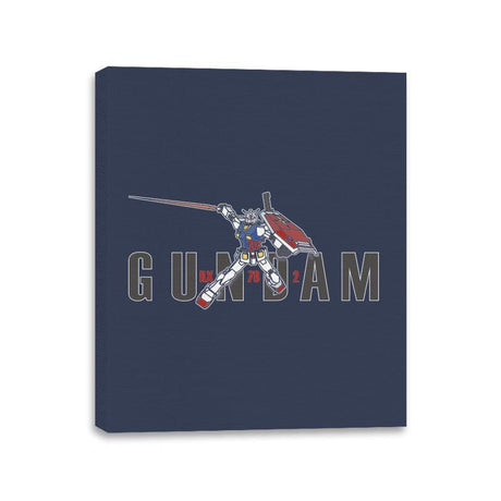Gundam - Canvas Wraps Canvas Wraps RIPT Apparel 11x14 / Navy