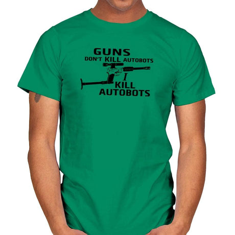 GUNS Don't Kill Exclusive - Mens T-Shirts RIPT Apparel Small / Kelly Green