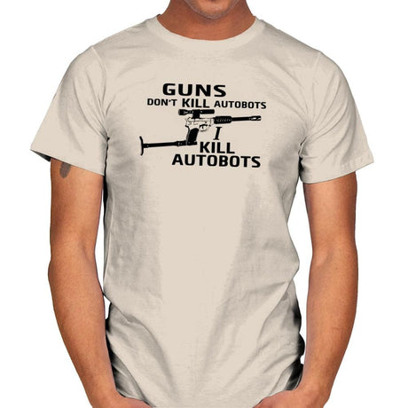 GUNS Don't Kill Exclusive - Mens T-Shirts RIPT Apparel Small / Natural