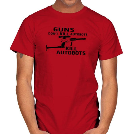GUNS Don't Kill Exclusive - Mens T-Shirts RIPT Apparel Small / Red