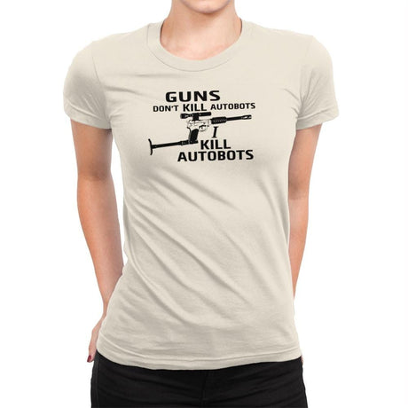 GUNS Don't Kill Exclusive - Womens Premium T-Shirts RIPT Apparel Small / Natural