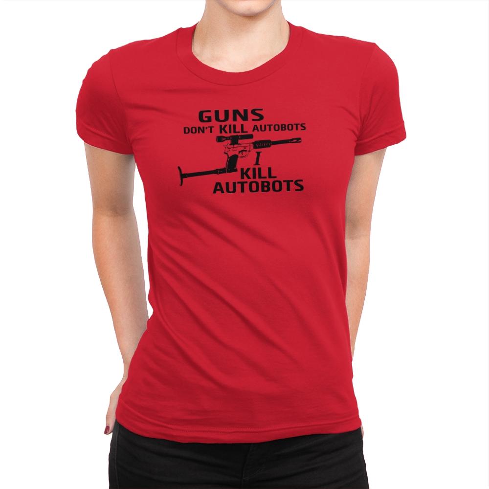 GUNS Don't Kill Exclusive - Womens Premium T-Shirts RIPT Apparel Small / Red