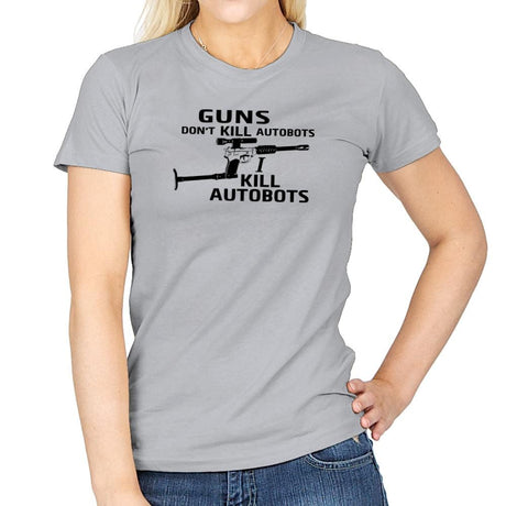 GUNS Don't Kill Exclusive - Womens T-Shirts RIPT Apparel Small / Sport Grey