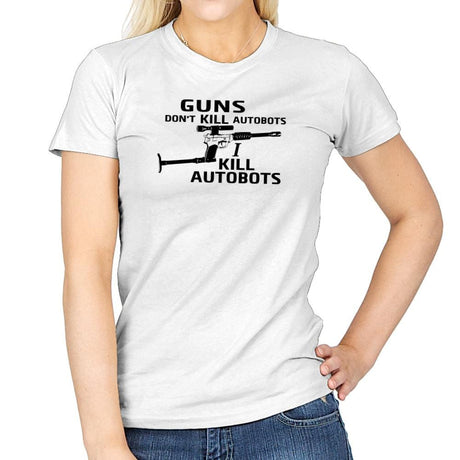 GUNS Don't Kill Exclusive - Womens T-Shirts RIPT Apparel Small / White