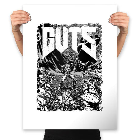 Guts of Doom - Prints Posters RIPT Apparel 18x24 / White