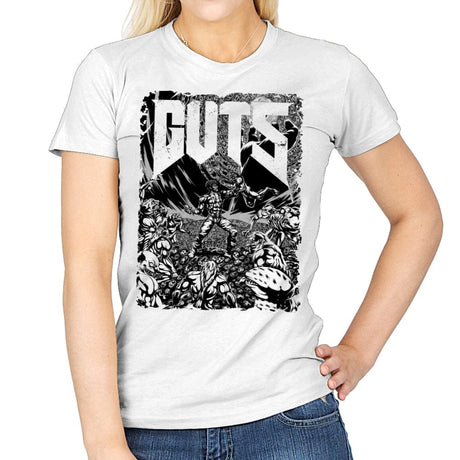 Guts of Doom - Womens T-Shirts RIPT Apparel Small / White