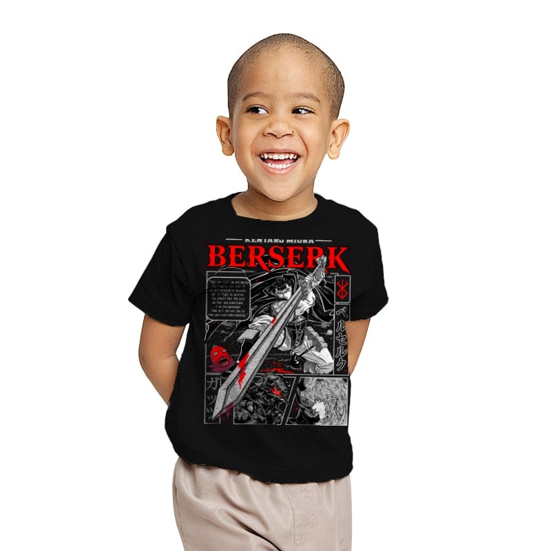 Guts Vs Griffith - Youth T-Shirts RIPT Apparel X-small / Black