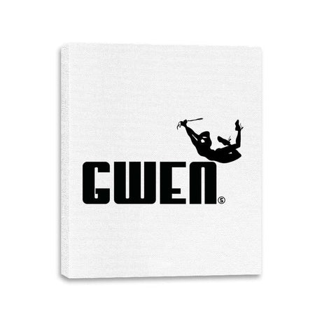 Gwen Sporty - Canvas Wraps Canvas Wraps RIPT Apparel 11x14 / White