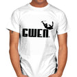 Gwen Sporty - Mens T-Shirts RIPT Apparel Small / White