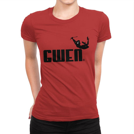 Gwen Sporty - Womens Premium T-Shirts RIPT Apparel Small / Red