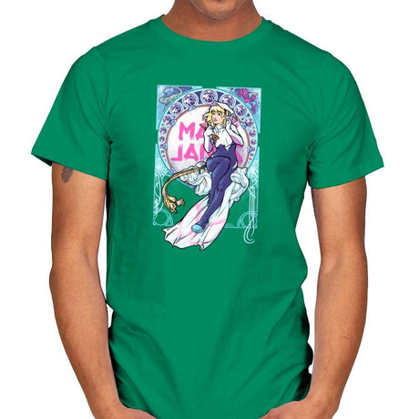 Gwendoline, La Dame des Araignées Exclusive - Mens T-Shirts RIPT Apparel Small / Kelly Green