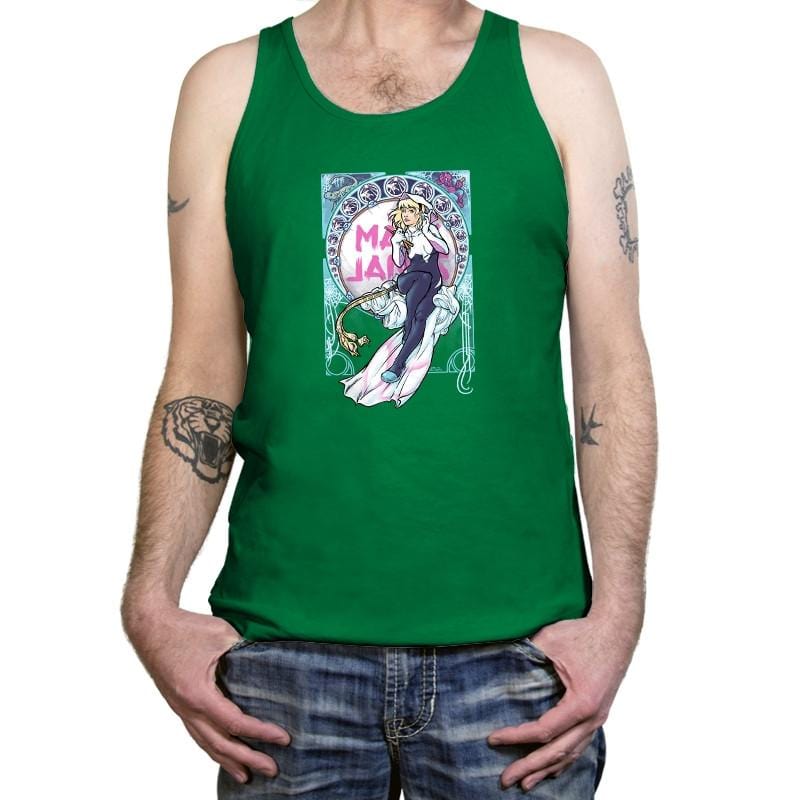 Gwendoline, La Dame des Araignées Exclusive - Tanktop Tanktop RIPT Apparel X-Small / Kelly