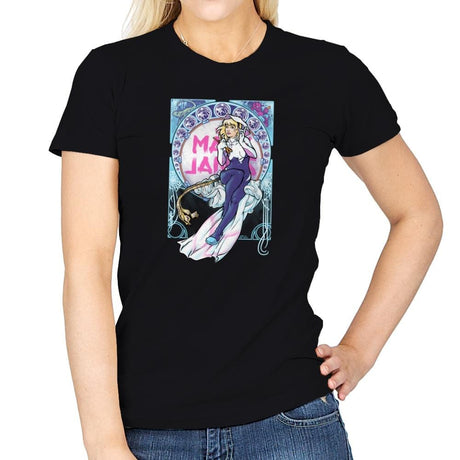 Gwendoline, La Dame des Araignées Exclusive - Womens T-Shirts RIPT Apparel Small / Black