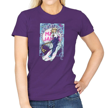 Gwendoline, La Dame des Araignées Exclusive - Womens T-Shirts RIPT Apparel Small / Purple