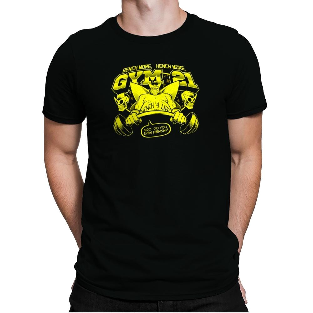 Gym 21 Exclusive - Mens Premium T-Shirts RIPT Apparel Small / Black