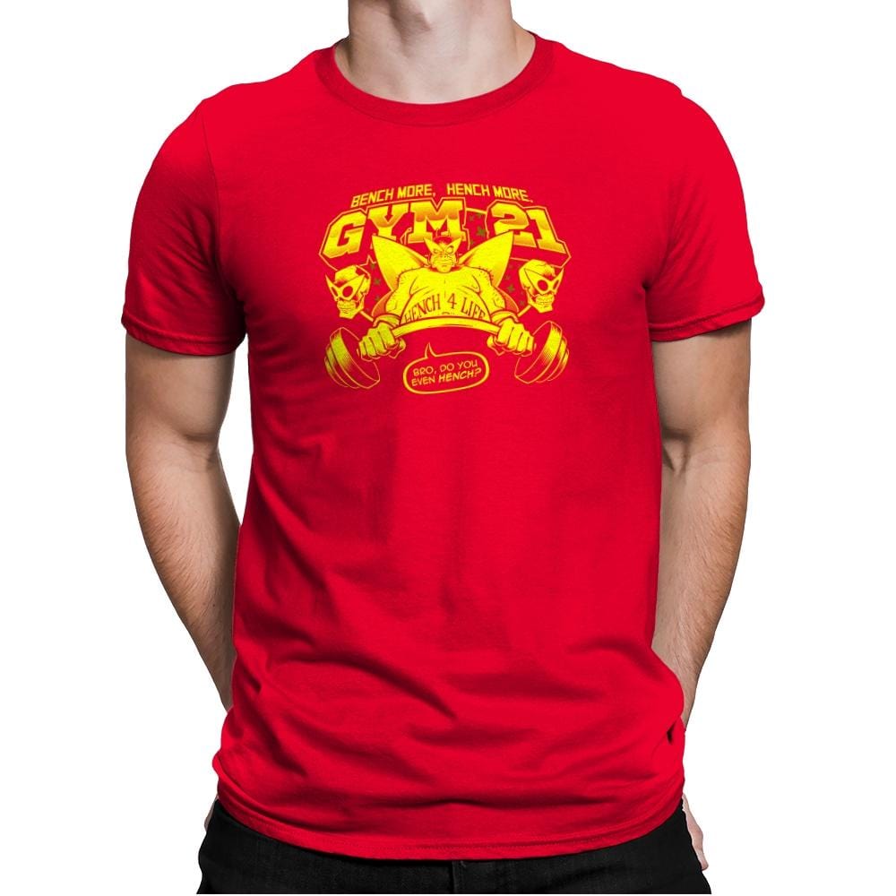 Gym 21 Exclusive - Mens Premium T-Shirts RIPT Apparel Small / Red