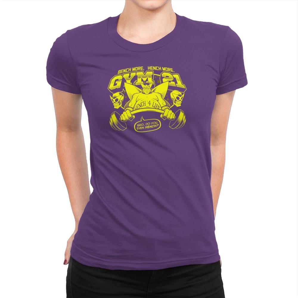 Gym 21 Exclusive - Womens Premium T-Shirts RIPT Apparel Small / Purple Rush